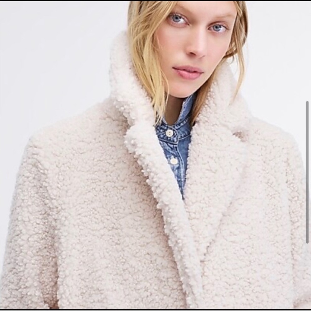 J. Crew Teddy Sherpa Coat
